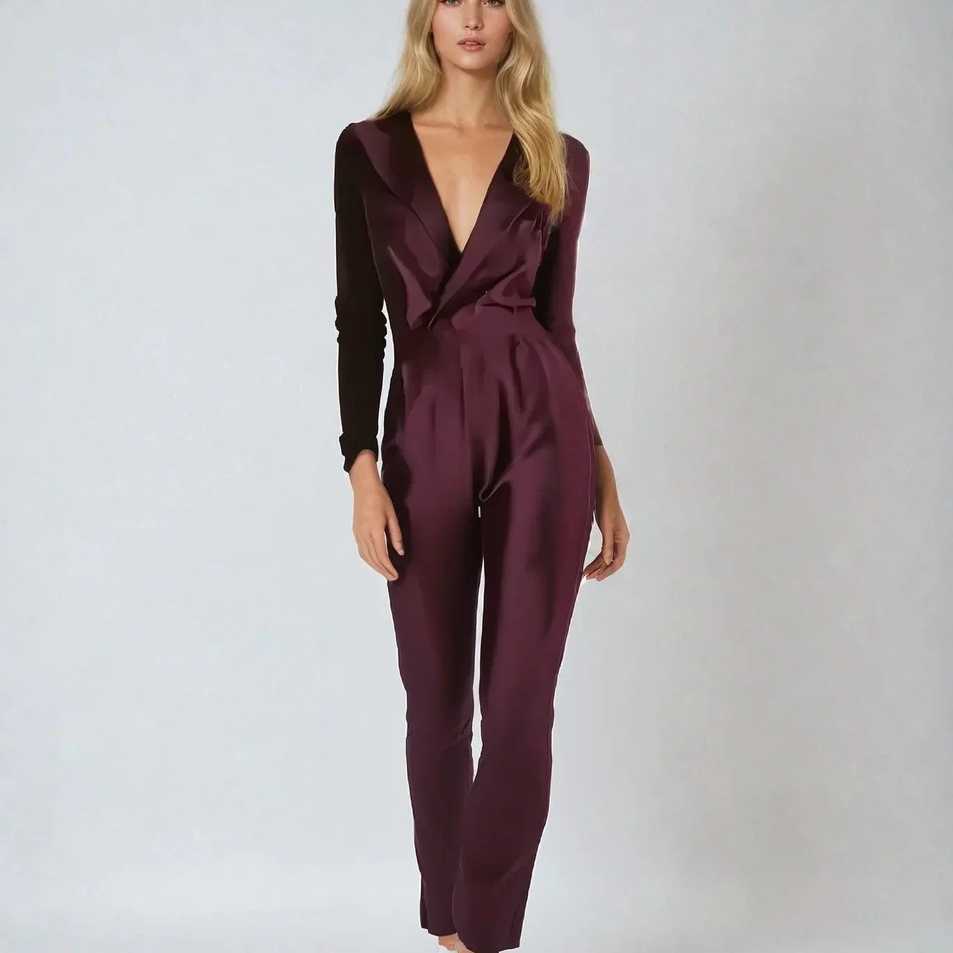 Elegant Women's Tailored Jumpsuit