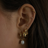 Gold Vermeil Hoop Earrings Exclusive Limited Edition