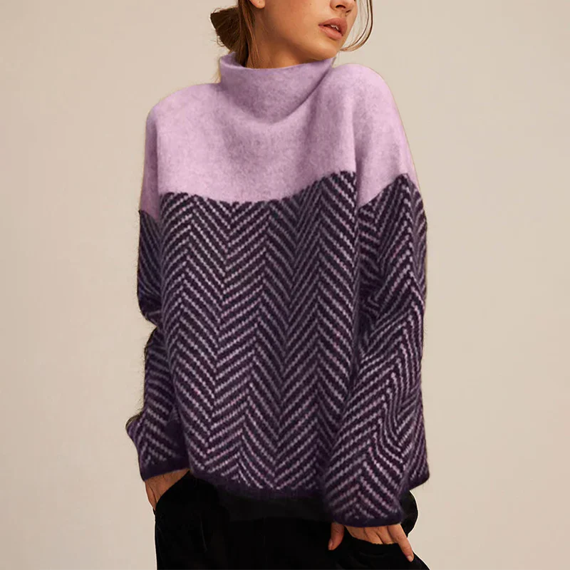 Yara™ Turtleneck jumper with style