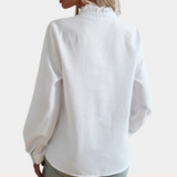 Stylish Striped Summer Blouse with Lightweight Breathable Fabric