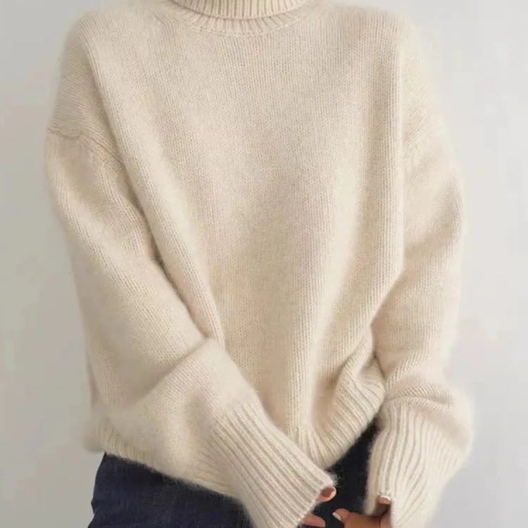 Margot | Elegant High Neck Sweater
