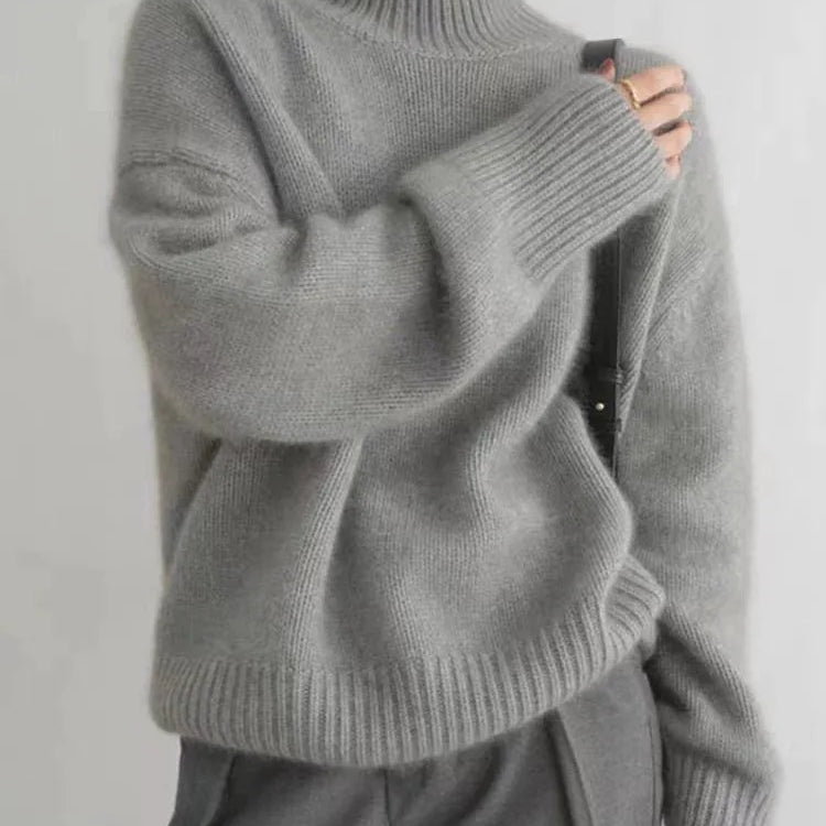 Margot | Elegant High Neck Sweater