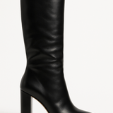 Constance | Croc-Embossed Knee-High Boots