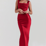 Amelia | Dress With Cutouts and Slit