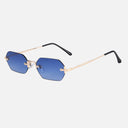 Blue lenses / Gold frame