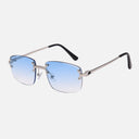 Blue lenses / Silver frame