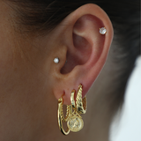 Twist Style Earrings Sterling Silver Collection Exclusive