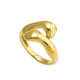 Hug Ring Gold Vermeil Embrace Collection Exclusive Glow