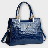 Elite Croco Leather Handbag From The Luxe Croco Collection