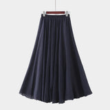 Amelia | Elegant Lightweight High-Waisted Maxi Skirt
