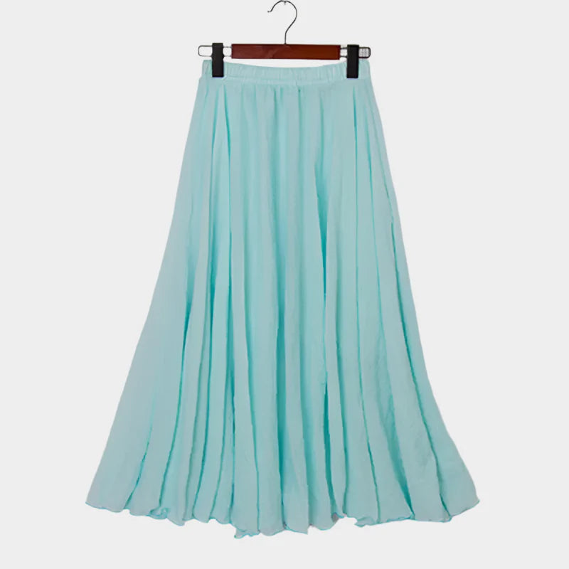 Amelia | Elegant Lightweight High-Waisted Maxi Skirt