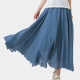 Amelia | Elegant Lightweight High-Waisted Maxi Skirt
