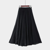 Amelia | Elegant Lightweight High-Waisted Maxi Skirt