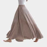 Amelia | Elegant Lightweight High-Waisted Maxi Skirt