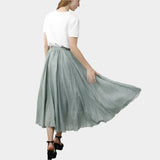 Amelia | Elegant Lightweight High-Waisted Maxi Skirt