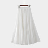 Amelia | Elegant Lightweight High-Waisted Maxi Skirt