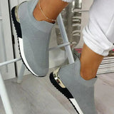 Khadija | High-Top Orthopedic Sneakers - Slip-On Knit Upper