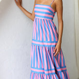 Nooré | Capri Breeze Striped Maxi Dress