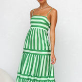 Nooré | Capri Breeze Striped Maxi Dress