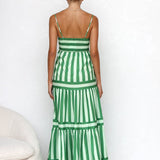 Nooré | Capri Breeze Striped Maxi Dress