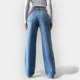Alex | Extraordinary High-Waisted Wide-Leg Denim Jeans