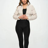 Women's lightweight puffer jacket