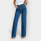 Alex | Extraordinary High-Waisted Wide-Leg Denim Jeans