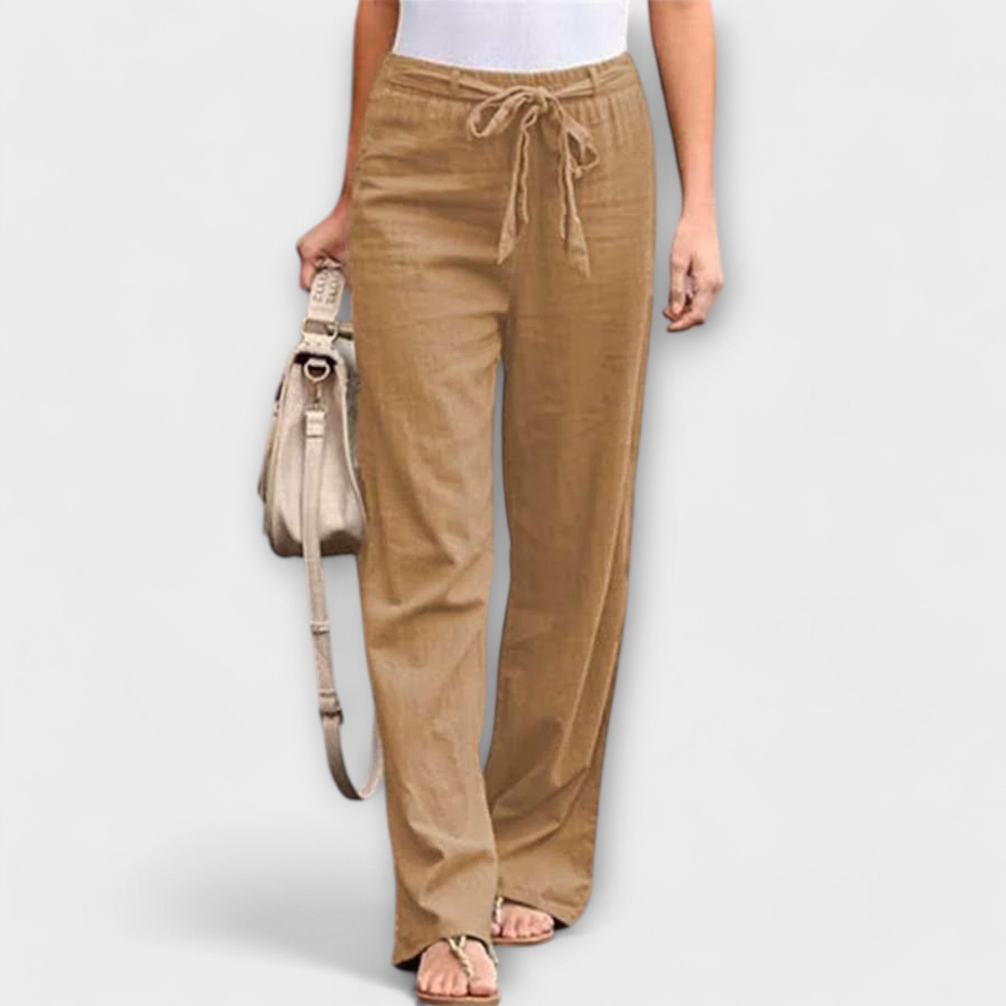 Beatrice | Deluxe Linen Luxurious Everyday Trousers