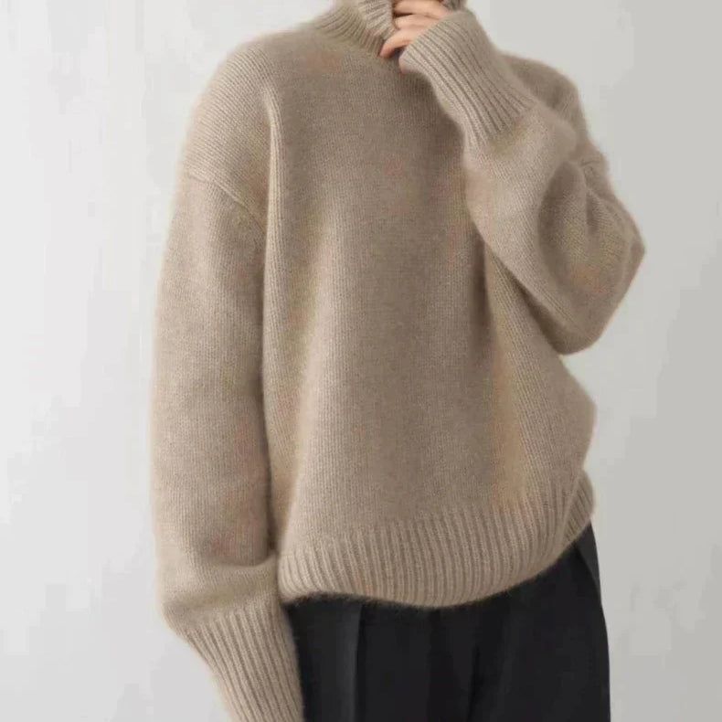 Margot | Elegant High Neck Sweater