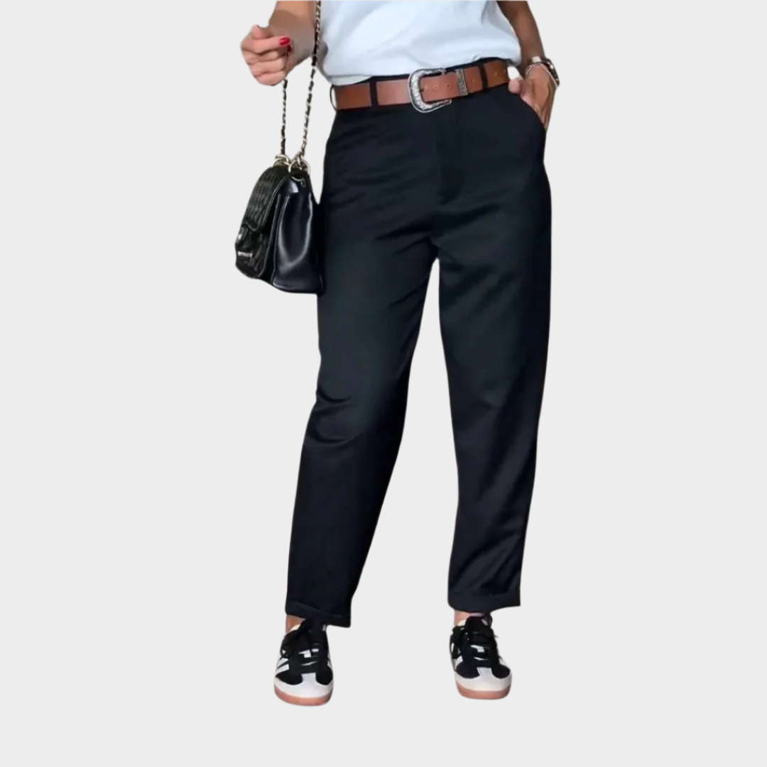 Elizabeth | Elegant Trousers With Delicate Stitching