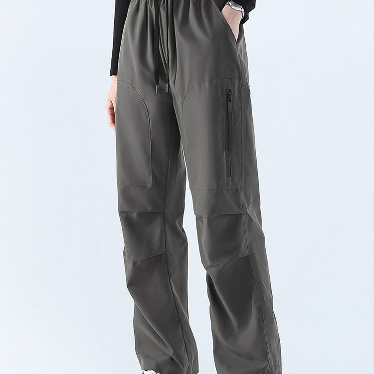Women's Jogger Trousers - Elastic Waistband - Adjustable Fit - Lightweight & Breathable