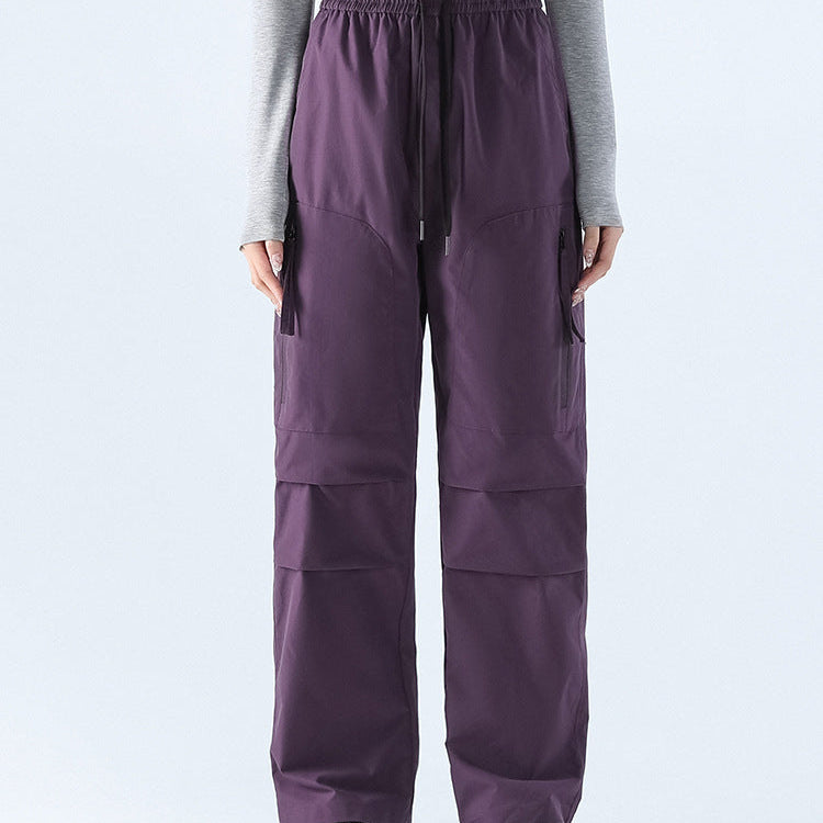 Women's Jogger Trousers - Elastic Waistband - Adjustable Fit - Lightweight & Breathable