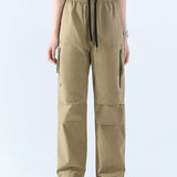 Women's Jogger Trousers - Elastic Waistband - Adjustable Fit - Lightweight & Breathable