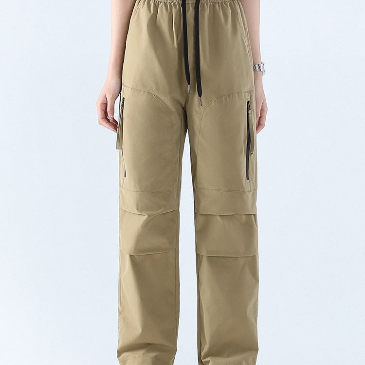 Women's Jogger Trousers - Elastic Waistband - Adjustable Fit - Lightweight & Breathable
