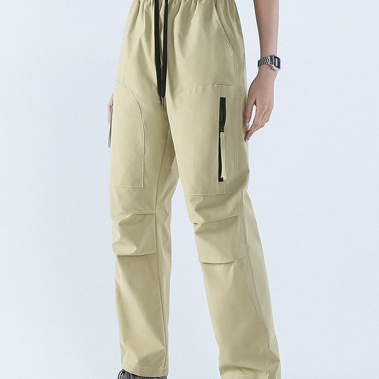 Women's Jogger Trousers - Elastic Waistband - Adjustable Fit - Lightweight & Breathable