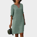 Alexandra | Luxurious Exuberant Crimson Summer Dress