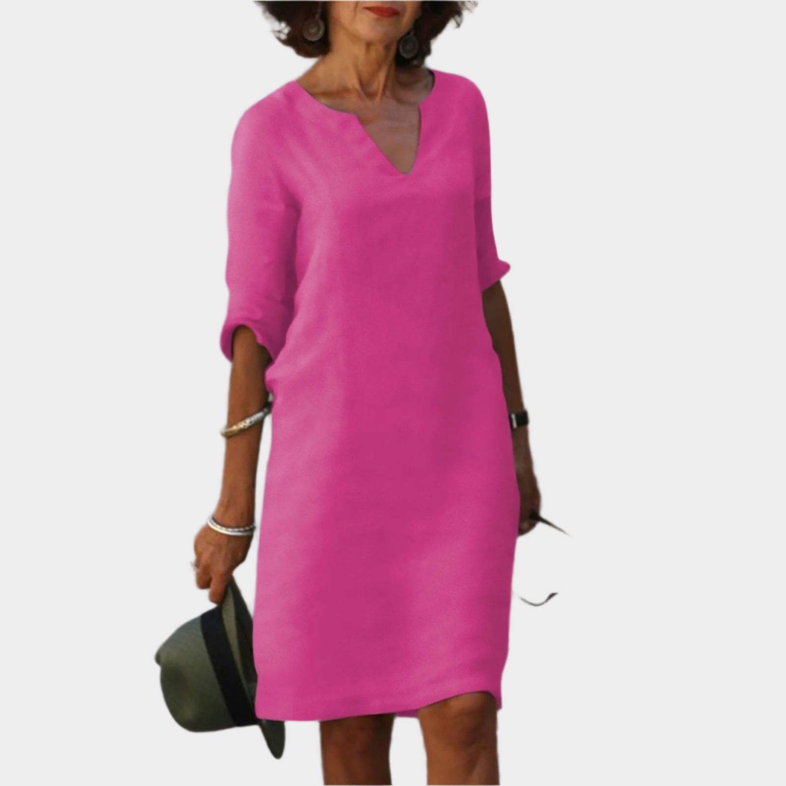 Alexandra | Luxurious Exuberant Crimson Summer Dress