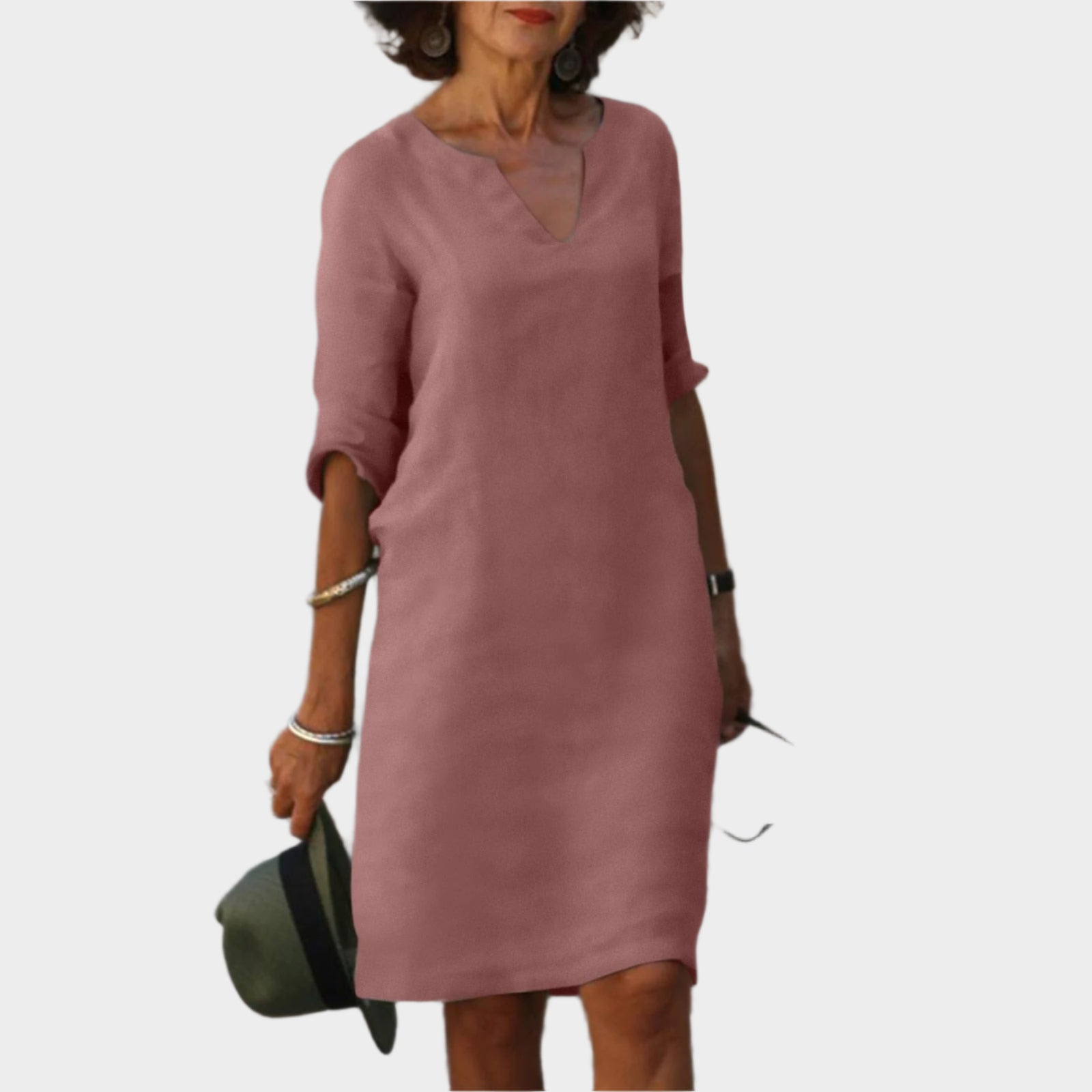Alexandra | Luxurious Exuberant Crimson Summer Dress