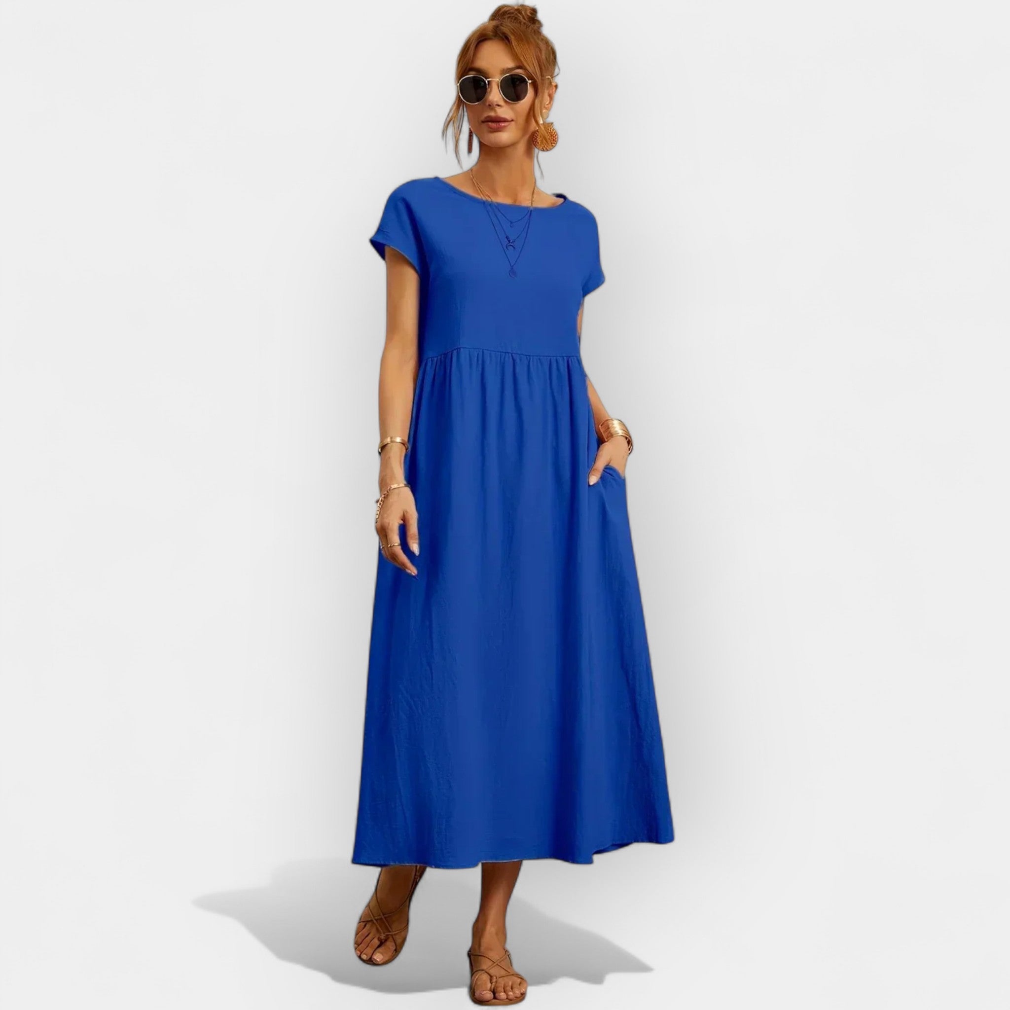 Alexandra | Luxurious Premium Cotton Dress Pockets