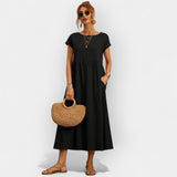 Alexandra | Luxurious Premium Cotton Dress Pockets