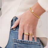 Mykonos 18K Gold Bracelet Elite Collection Timeless