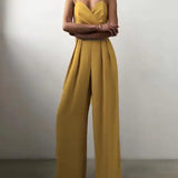 Women's elegant sleeveless jumpsuit