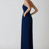 Women's elegant sleeveless jumpsuit