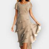 Charlotte | Sumptuously Exquisite Silk Chiffon Dress