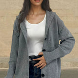 Esmae | Hooded Sweater – Ribbed Trim