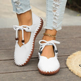 Women’s Orthopedic Shoes – Soft Cushioned Sole – Round Toe – Lace-Up Comfort Fit