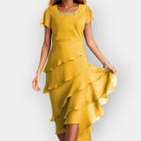 Charlotte | Sumptuously Exquisite Silk Chiffon Dress