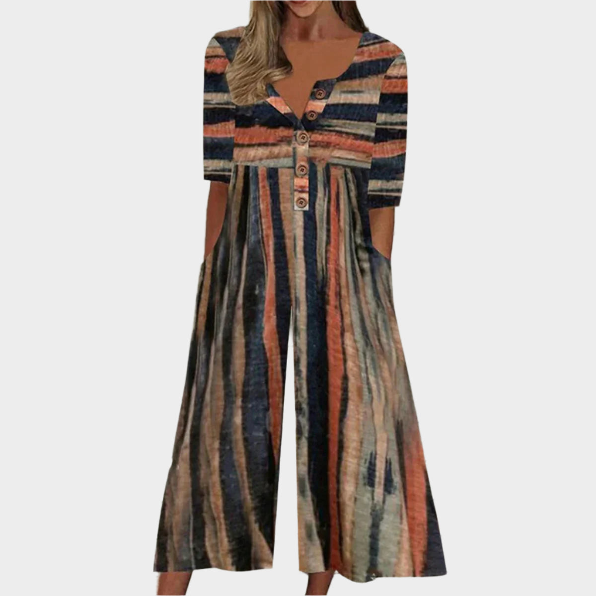 Rowan | Summer Exquisitely Botanical Print Jumpsuit