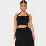 Women’s Maxi Dress – High Waist – Tiered Design – Lightweight Breathable Fabric – Flowing Fit