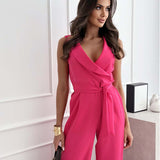 Women's Elegant Wide-Leg Jumpsuit